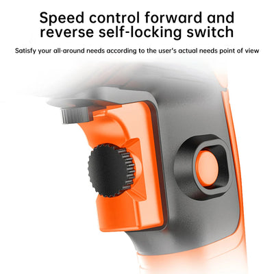 Multifunction Electric Drill Lmpact Drill Hammer Adjustable Speed Forward/Reverse Adjustable With Depth Scale EU Plug Hand Tool