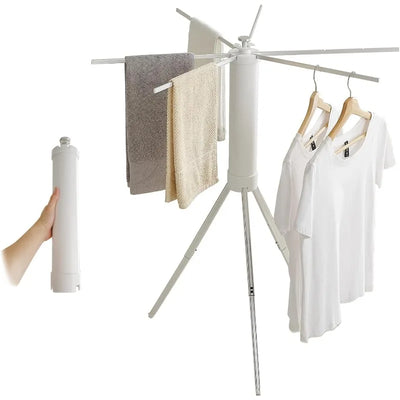 Tripod Clothes Drying Rack, Garment Rack Portable and Foldable Space Saving Laundry Drying Rack - Drying Rack clothing Floor