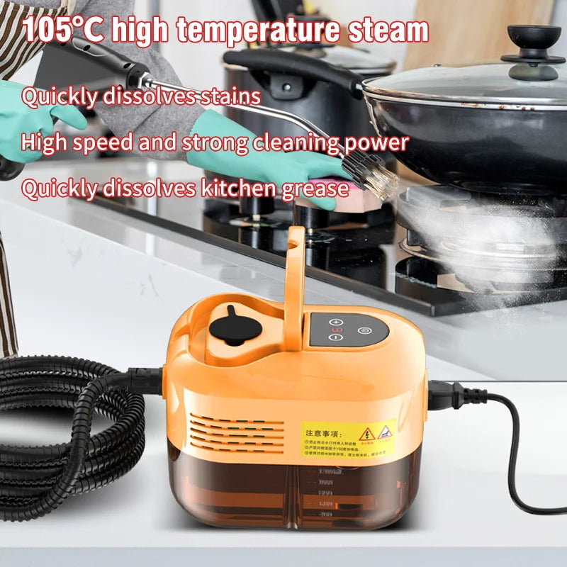 High Pressure Steam Cleaner Portable Handheld for Kitchen Hood Sofas Air Conditioning Car Steaming Cleaner Sterilization EU/US