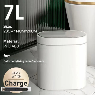 Smart Sensor Trash Can Living Room Kitchen Automatic garbage cube Bathroom Toilet Intelligent Garbage Bin Wastebasket smart dump