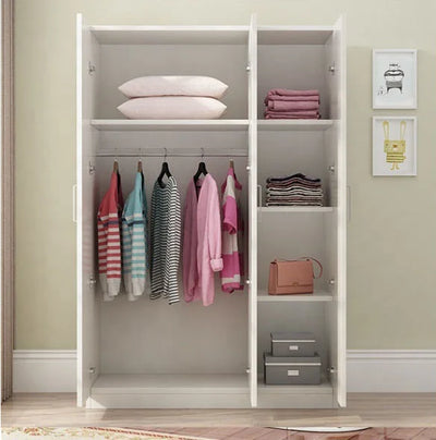 Closet small family modern simple household bedroom storage locker rental room with children adult cabinet