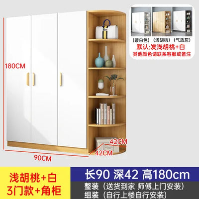 Luxury White Wardrobes Storage Hanging Room Organization Wardrobe Bedroom Wooden Ropero Armable De Ropa Home Furniture