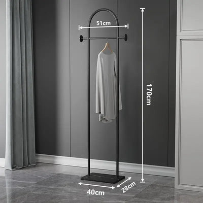 Floor Standing Creative Clothes Hanger Luxury Living Room Clothes Hangers Simple Rock Board Base Clothes Coat Racks Furniture