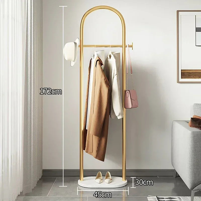 Metal Living Room Coat Racks Modern European Simple Standing Room Organizer Clothes Hangers Porte Manteau Furniture Home