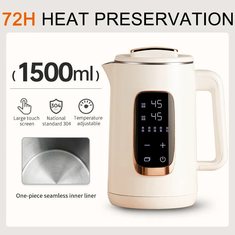 Electric kettle adjustable temperature stainless steel integrated kettle automatic power outage health preservation kettle