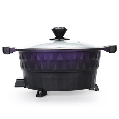 Multifunctional electric hot  heating pot wok electric cooking