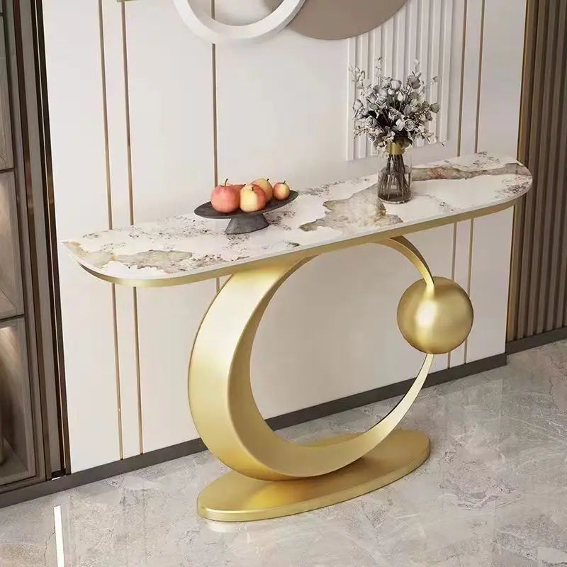 Glamour Nordic Corner Table Modern Elegant Delicacy Luxury Entryways Table Unique Simple Tavolo Salotto Hallway Table Furniture