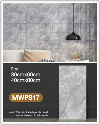 New PVC Simulated Marble Wall Panels Are Waterproof Peeled And Pasted With Ceramic Tiles And the Wall Decoration Is hot  Selling