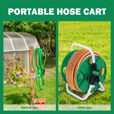 Portable Water Pipe Garden Hose Storage Rack Multifunctional Hose Manager Holder Waterpipe Bracket Shaking Tools for Home Garden