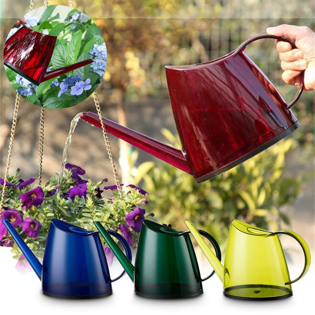 Resin Watering Can For House Bonsai Plants Garden Flower Long Spout 40oz 1/3 Gallon 17x18cm