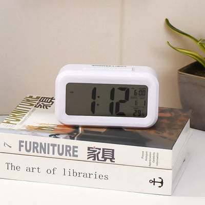 LED Digital Alarm Clock Children's Bedroom Clock for Room Bedside Table Suitable for Home Offices Kids Clocks Decor Garden