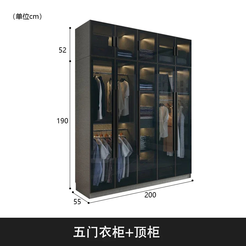 Modern Wardrobe Underwear Design Living Room Cafe Bar Corner Multifunctional Drawer Closet Salon Guardaropa Wooden Furniture