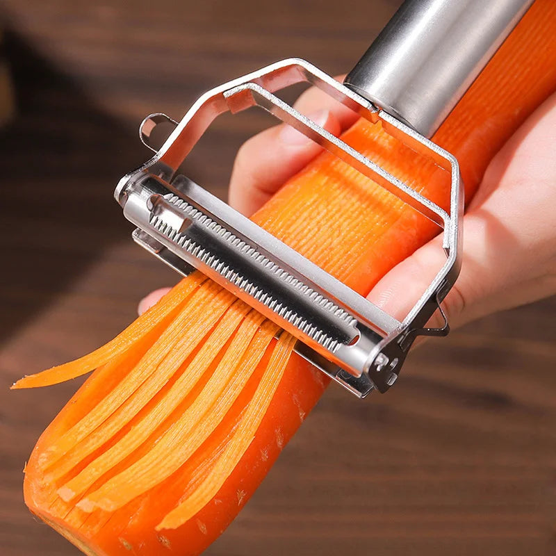 1Pc Vegetable Peeler Stainless Steel Potato Peeler Carrot Grater Slicer Multifunction Kitchen Peeler Fruits and Vegetables Tools