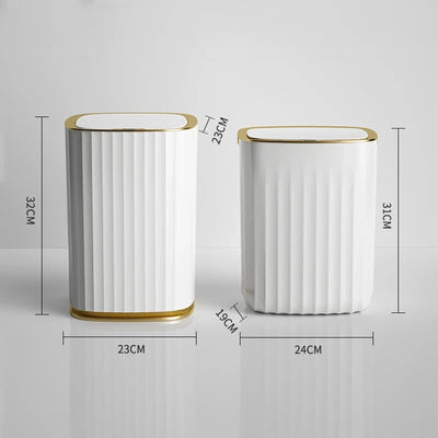 12L/15L Wastebasket Smart Home Automatic Sensor Trash Can Dustbin Waterproof Bin For Bathroom Living Room Kitchen Accessories