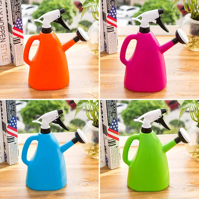 Watering Can with Sprayer Compact Portable Lightweight for Indoor Outdoor Plants