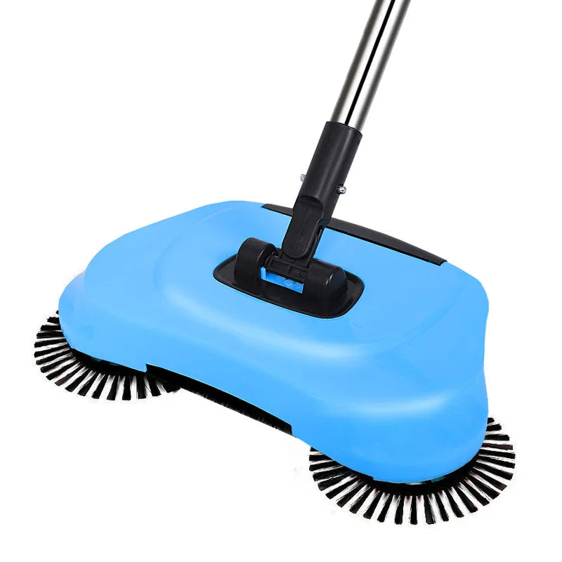 Three-In-One Multifunctional Hand Push Sweeper Push Broom Vacuum Cleaner, Sweeping Mopping Sweeper Household Cleaning Package