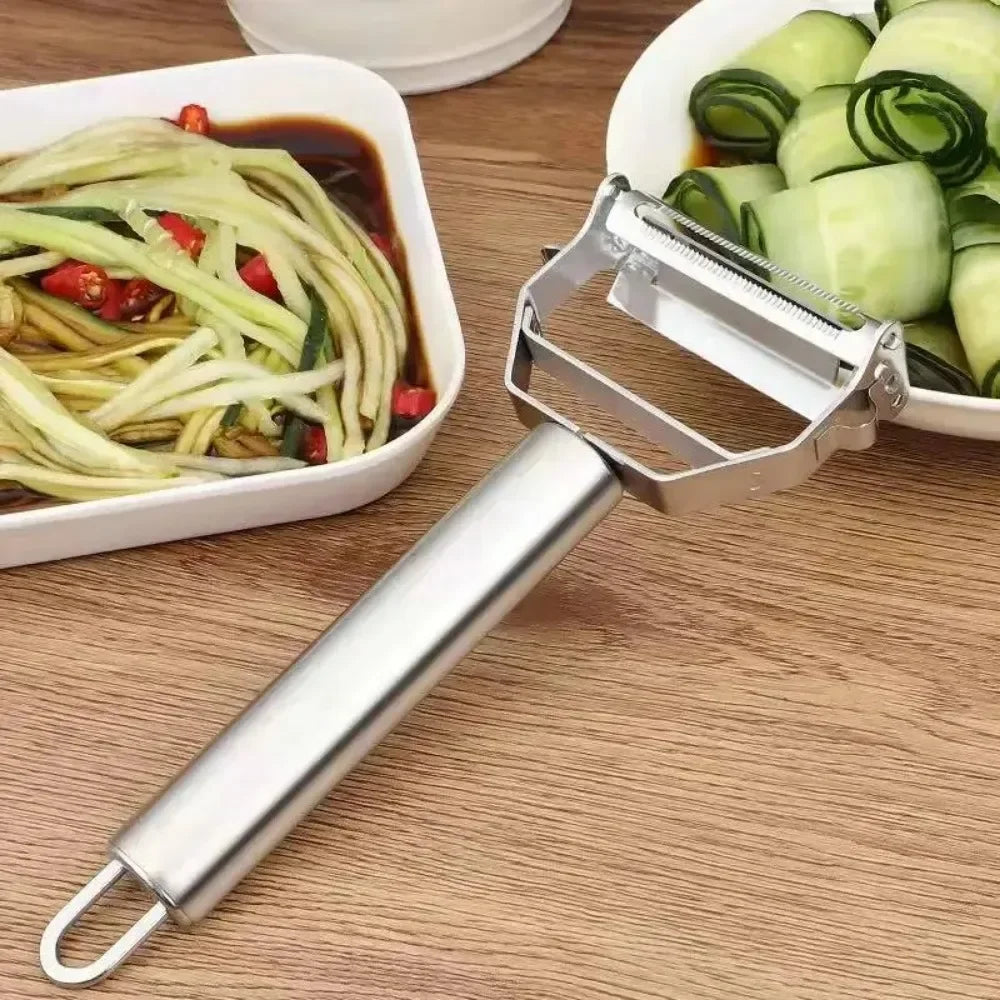 Stainless Steel Paring Knife Household Potato Scraper Multi-functional Fruit and Vegetable Peeler Grater Kitchen Kitchen Items