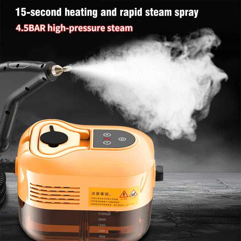 High Pressure Steam Cleaner Portable Handheld for Kitchen Hood Sofas Air Conditioning Car Steaming Cleaner Sterilization EU/US