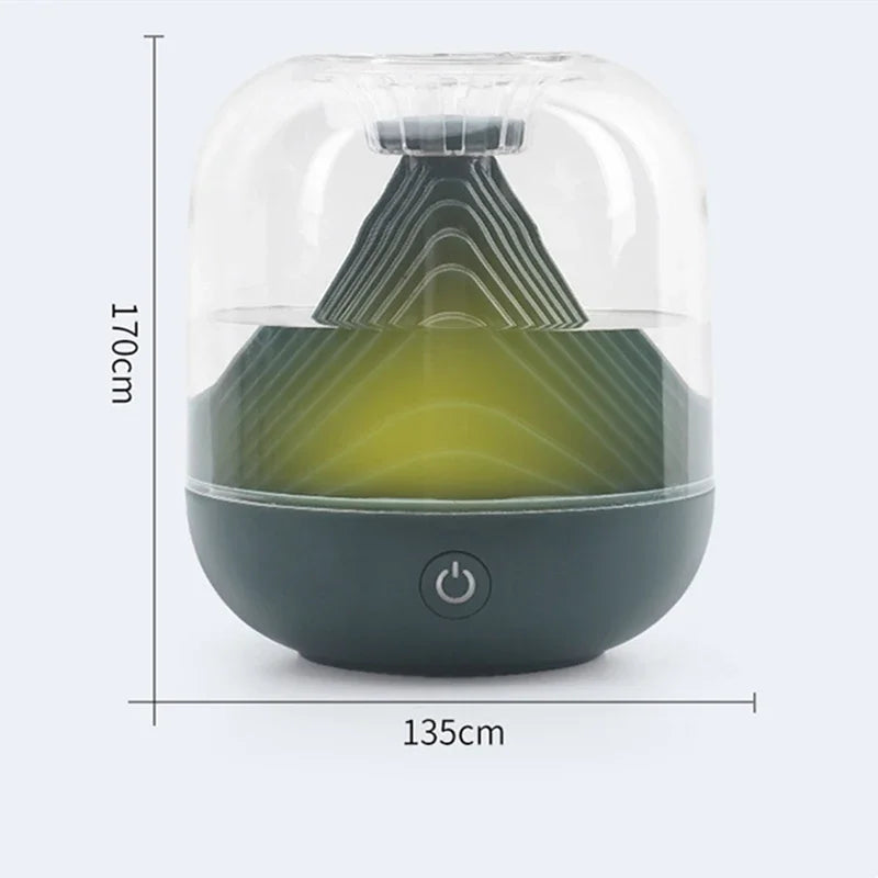 Wireless Air Humidifier Aromatherapy Diffuser LED Lamp - USB Rechargeable - 700ml Capacity