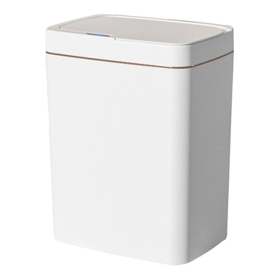 15/18L Automatic Trash Bin Quiet Intelligent Touchless Trash Can Rechargeable Electric Garbage Bin for Kitchen Bathroom Bedroom