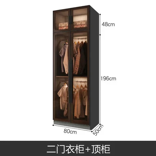 Design Living Room Closet Storage Box Indoor Black Hotel Indoor Display Cabinet Creative Wood Meuble Chambre Furniture Bedroom