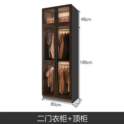 Design Living Room Closet Storage Box Indoor Black Hotel Indoor Display Cabinet Creative Wood Meuble Chambre Furniture Bedroom