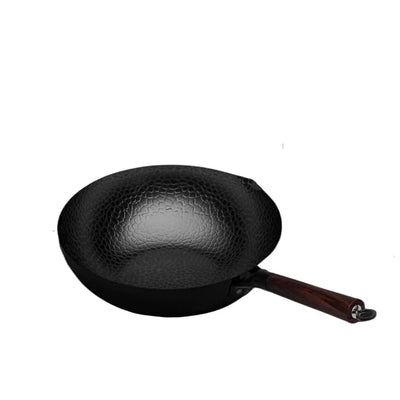 Women Lightweight Wok Pan,Hammer Cast Iron Frying pan,Durable Non-stick Wok,For Kitchen Gas Stove And Induction Kitchen Cookware