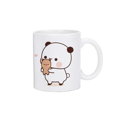 Panda Bear Bubu Dudu Coffee Milk Cup Mocha Cat Panda Bear Couple Christmas Mug Kawaii Cups Original Mugs Free Shipping Drinkware