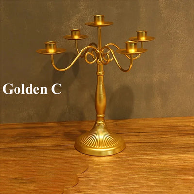 1PC，Candle Holder Table Decorations Modern Decorations Candles European Decoration Hotel Wedding Candlest Candlestick Decoration