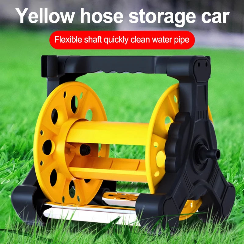 Car wash hose water gun organizer large yellow hose car garden hose reel hose hose hose organizer car wash watering artifacts