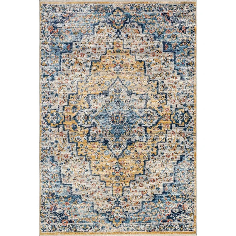 Türkiye Retro Bohemia Carpet for Living Room American Persian Ethnic Rug Hotel Homestay Rug Terrace Outdoor Decoration Floor Mat