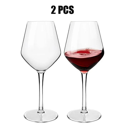 MICHLEY 2/4/6PCS Unbreakable Floating Tritan Plastic Wine Glass Set Reusable Luxury For pool Party Outdoor Dishwasher Glassware