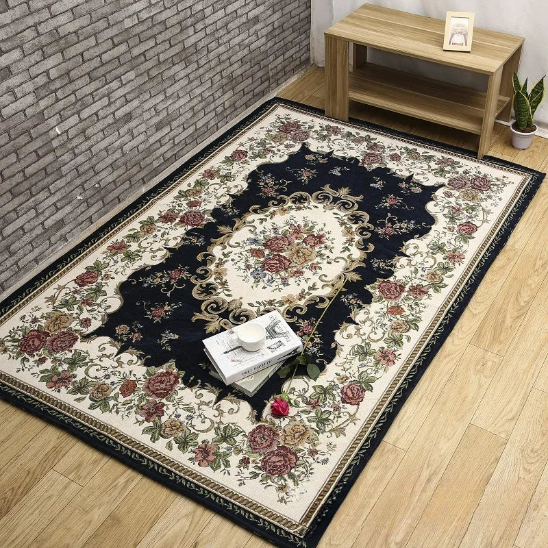 European Style Living Room Carpet, Bedroom Sofa, Coffee Table, Household Use, Entrance Foyer, Foot Mat, Dirt Resistant