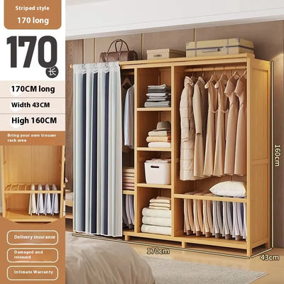 Wardrobe Wardrobe Bedroom Single Sliding Door Home Small Closet Closets And Cabinets Storage Cabinet Armored Room Set Furniture