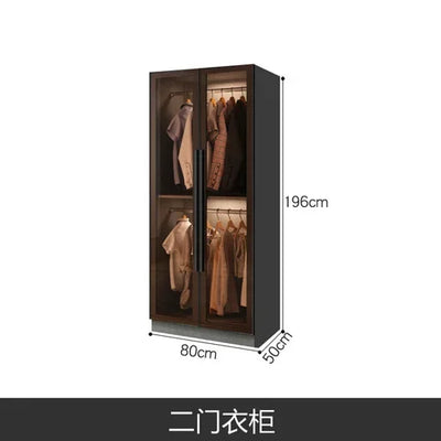 Design Living Room Closet Storage Box Indoor Black Hotel Indoor Display Cabinet Creative Wood Meuble Chambre Furniture Bedroom