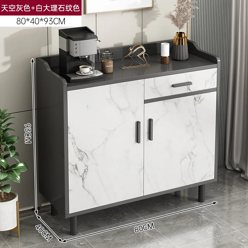 Luxury Wood Pantry Cabinet Sideboard Wine Corner Display Mobile Coffee Cabinet Drawer Dressers Kitchen Mueble Para Tv Furniture