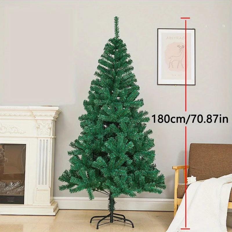 Christmas Tree Decorations 90/120/150/180cm 2024 Home Decor 2025 New Years Table Top Christmas Gift Ornaents Foldable Stand