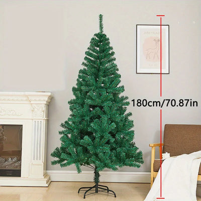 Christmas Tree Decorations 90/120/150/180cm 2024 Home Decor 2025 New Years Table Top Christmas Gift Ornaents Foldable Stand