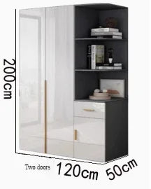 Sliding Mirror Wardrobes Storage Luxury Bedroom White Wooden Rack Wardrobes Cabinets Clothes Guarda Roupas Home Furniture