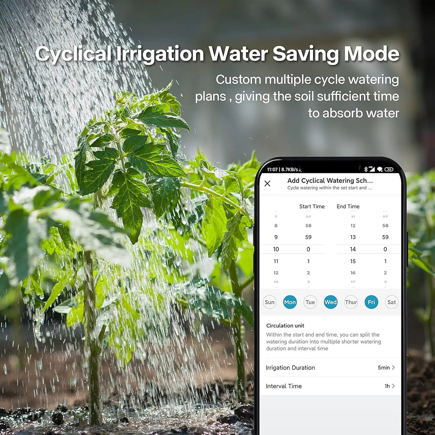 Zigbee/Wifi Automatic Water Timer with Gateway Dual Hose Garden Irrigation Watering System Sprinkler Programmer support Alexa