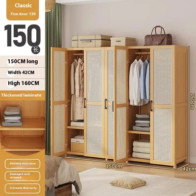 Wardrobe Wardrobe Bedroom Single Sliding Door Home Small Closet Closets And Cabinets Storage Cabinet Armored Room Set Furniture