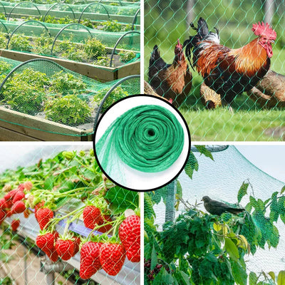 GreenAnti Bird Protection Net Mesh Garden Netting Protect Plants and Garden Outdoors Pest Barrier Protector Farm Poultry Fencing