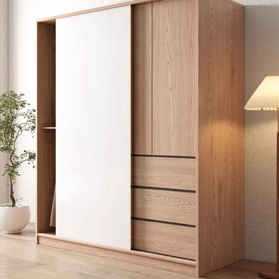 Wooden Luxury Wardrobes Modern Clothes Storage Organizer Wardrobes Apartment Display Mueble Para Colgar Ropa Furniture Bedroom