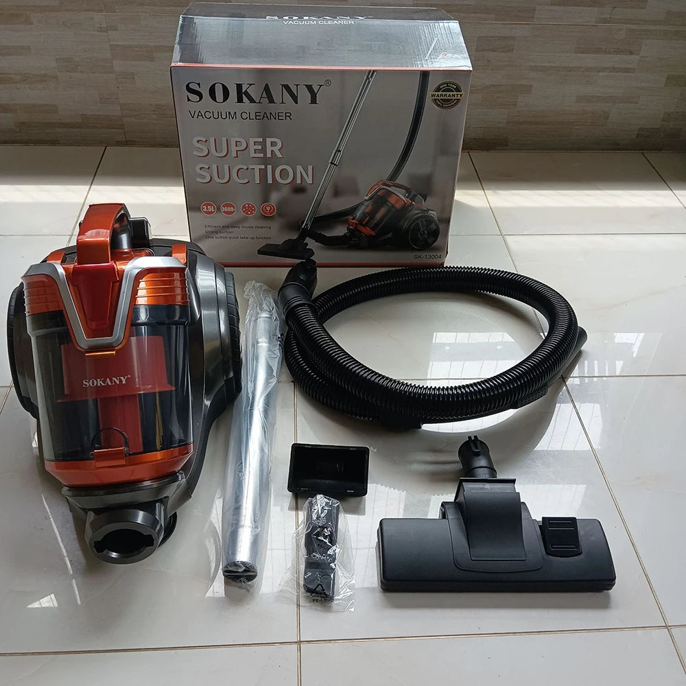 SOKANY Portable Dry Wet Dual-Use Vacuum Cleaner 3600W High-Power Strong Suction Car Household Vacuum Cleaner Pet Hair Dryer