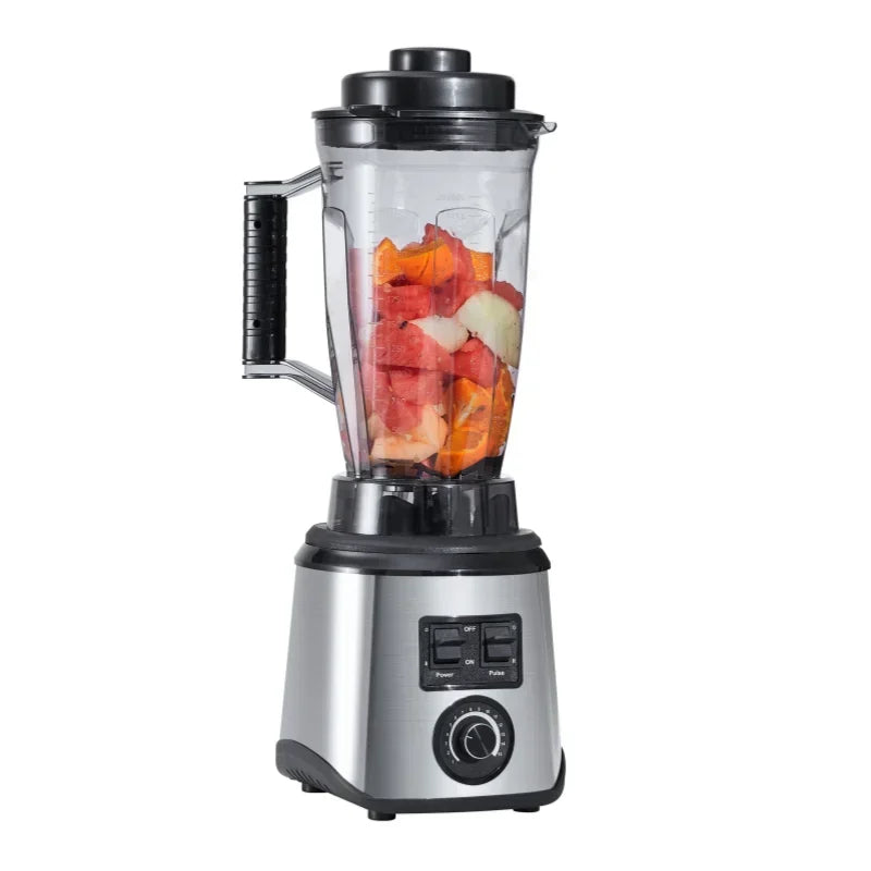 Multifunctional 1600w 3 in 1 3L Stainless Steel Portable Blender 5 speeds Household Juicer Smoothie Machine