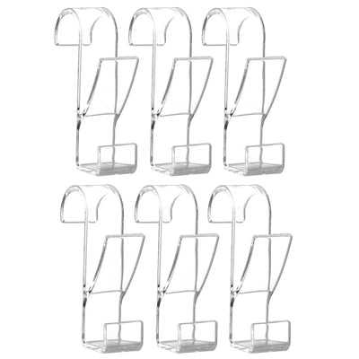 3/6PCS Bathroom Hanger Clips Heated Towel Radiator Rail Hook Holder Multifunction Drying Rack Hook Towel Clothes Storage Hanger