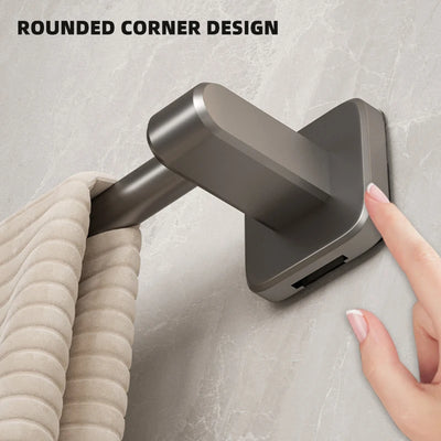 Home Bathroom Towel Rack Holder Non perforated suction cup wall mounted  Towel Shelf Kitchen Bathroom Accessories Towel Hange