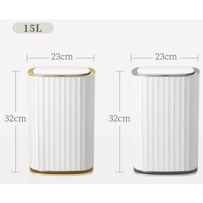 9L 12L 15L Smart Sensor Garbage Bin Kitchen Bathroom Toilet Trash Can Best Automatic Induction Waterproof Bin with Lid