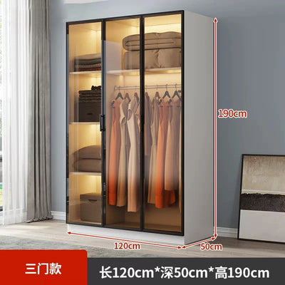 Organizer Partitions Wardrobe Mirror Cabinets Storage Cupboard Wooden Wardrobe Space Saving Cheap Cube Muebles Hotel Furniture