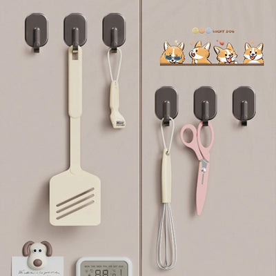 1/5/10PCS Strong Magnetic Hooks Kitchen Key Magnetic Hook Fridge Multi-Purpose Storage  Hooks Bathroom Hangers Home Supplies